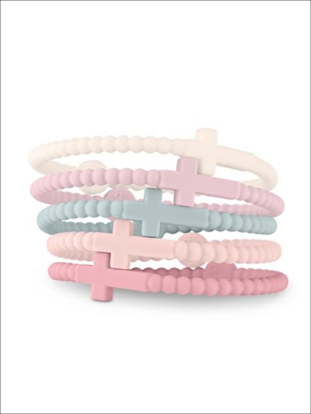 Cross Silicone Bracelet Christian Faith Gift Durable
